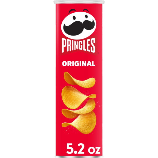 Pringles Original Potato Crisps, 5.2 oz Canister